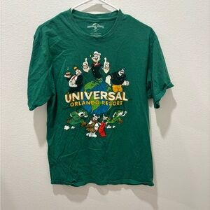 Y2K Popeye & friends Universal Studios shirt
Medium- 19 in. bust & 27 in. length
